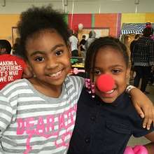 Funny faces at the STEM Carnival