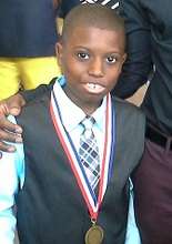 Proud 5th grade graduate and award winner