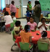 Enjoying our healthy meals