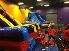 The giant slides were so much fun