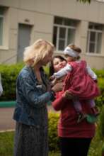 Anna, Nastya and her daughter Miroslava