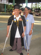 dandy with his proud mother