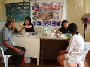 Eye check-up for elderlies