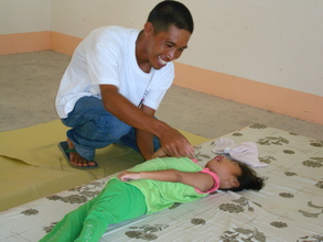 Kid May-ann Malinao with her father