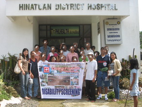 DR. CUSTODIO, OPHTHALMOLOGIST, WITH THE INDIGENT INDIVIDUALS AVA