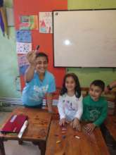from Turkish lessons for Syrian children