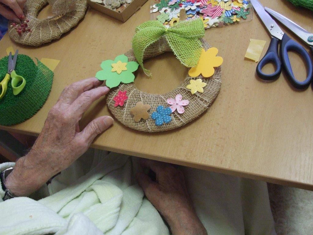 Easter workshop in hospital