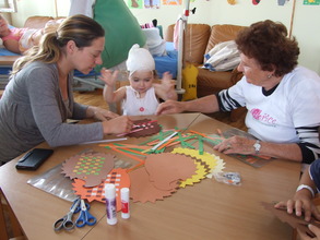 Art workshops in pediatric wards