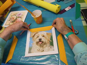 Creative workshop for patients.
