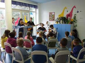 Group of young musicians, called Pro radost