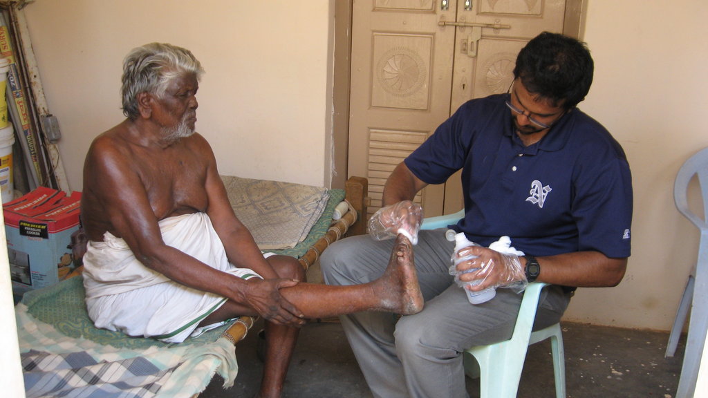 Construction of leprosy Hospital in India