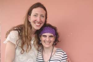 Natalie (director) and Armine (resident)