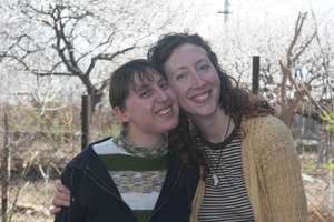 Susanna (resident) and Natalie (founder)