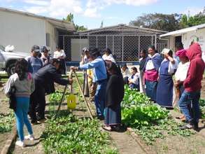 Families Learn Gardening Techniques