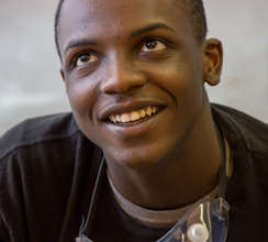 Ezekiel, second-year teen volunteer from Bed-Stuy