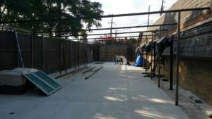 Dog Kennels under construction
