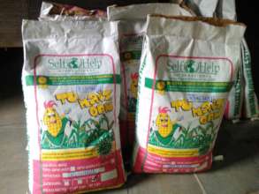 Bags of QPM seed.