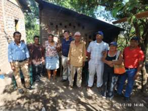 La Palma farmers meeting with SHI staff.
