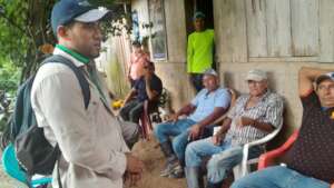 SHI Program Officer providing a training session