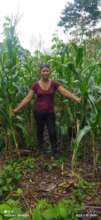 Photo of Petronila with her corn