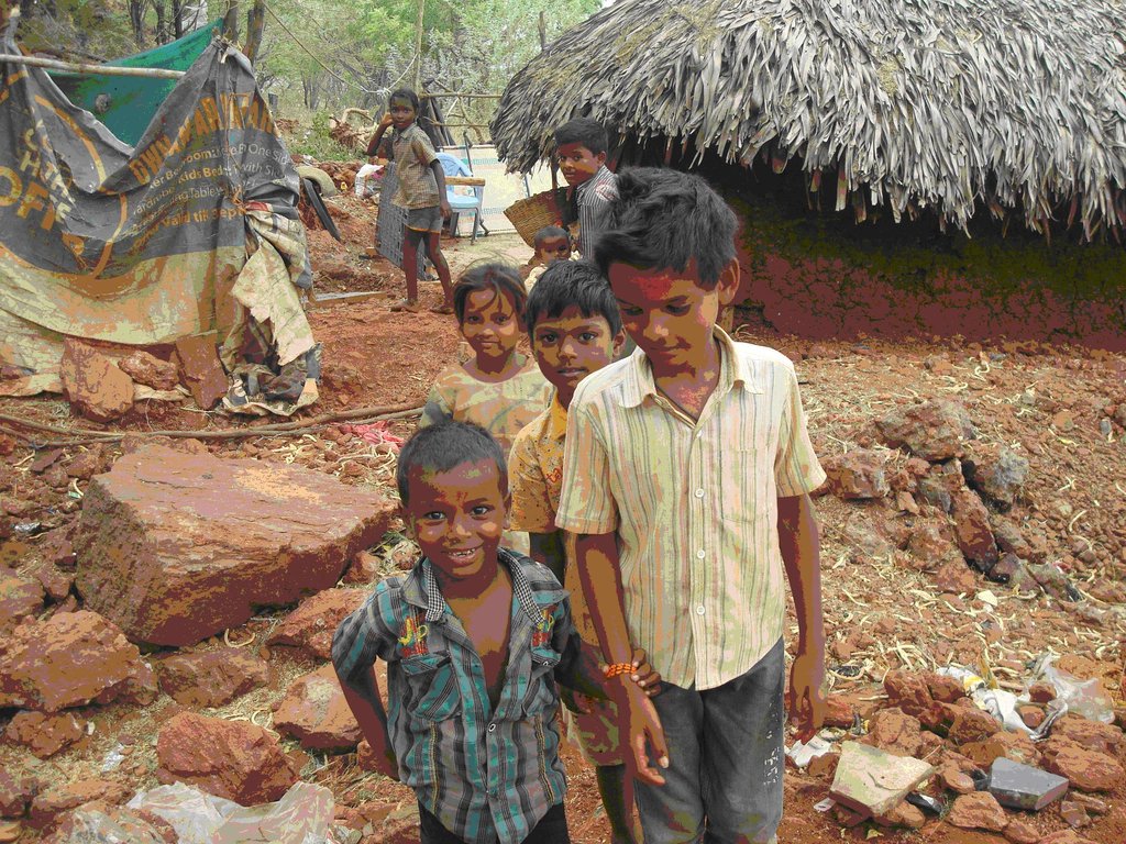 literacy devpt among 40 tribal children in india