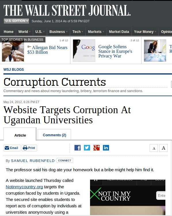 Stop Kenyan Univ. Corruption: Whistleblower Fund