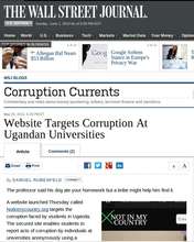 Wall Street Journal Covers Not In My Country