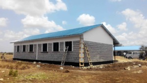 The completed building at Buyani Secondary