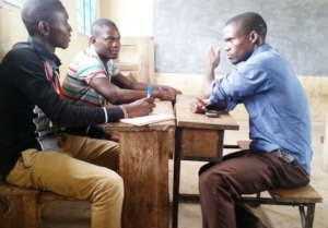 Meeting with Mr Bauto an Alumni and current staff