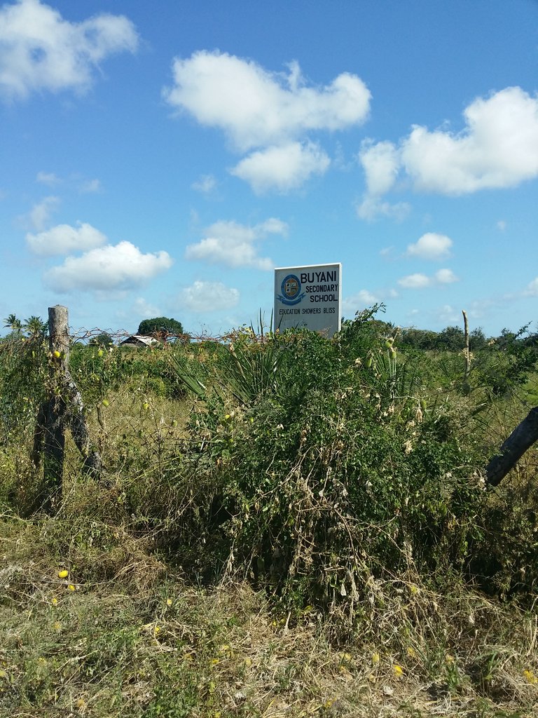 Rebuilding Buyani Secondary School
