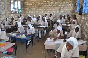 Students Attending Lessons at Buyani School