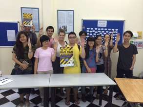 LIN Volunteers Raise Their Hands Too!