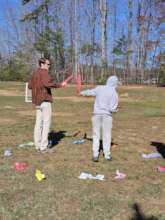 Counselor playing Otter Steals Fish