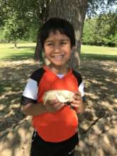 Earthkeeper Ibrahim Holding a Beaver Skull