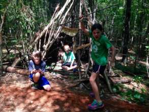 Leila, at Ancient Ways camp