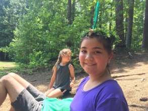 Scarlet and her Nature adornments