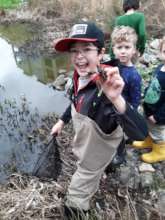 Before canceling our programs, we found crayfish!