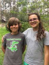 Ben and Dalia in Nature Explorer's camp