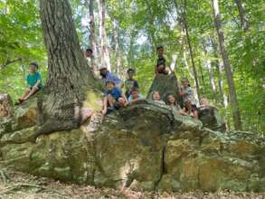 Campers at Umstead State Park