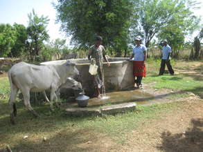 A beneficiary got water