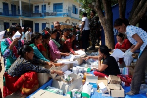 Distribution of much needed medical supplies