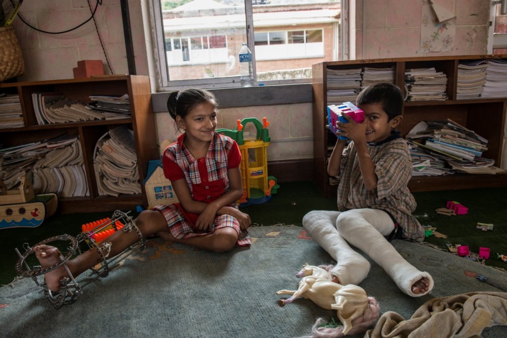 Children on the road to recovery