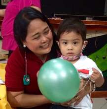 Project Lead Dr. Mae Dolendo & a patient