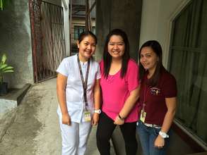 Camille, Maria and Lovebel - the team at SEH