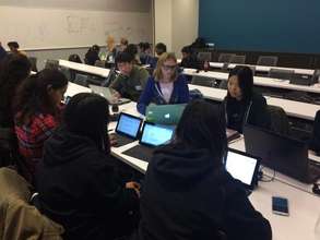 NFTE GenTech's coding "boot camp" in progress