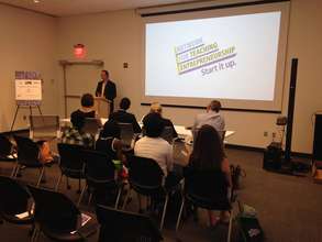 a guest speaker in a NFTE classroom