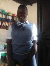 Justine at school on his visitation day -1