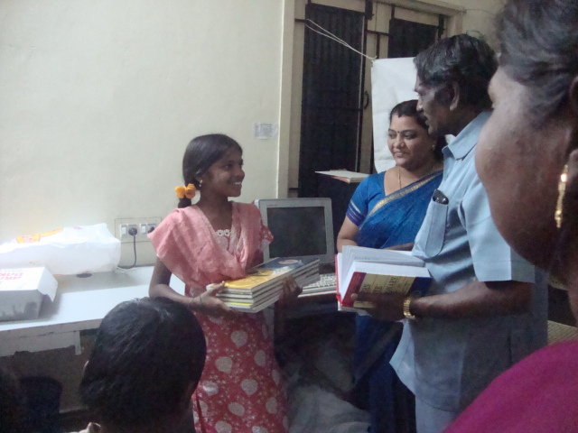 Education support to 25 deprived children in India