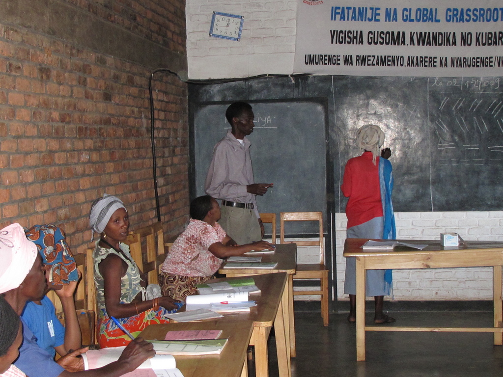 Let Us Build Ourselves Literacy Class