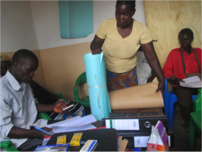 Preparing materials for first awareness campaign